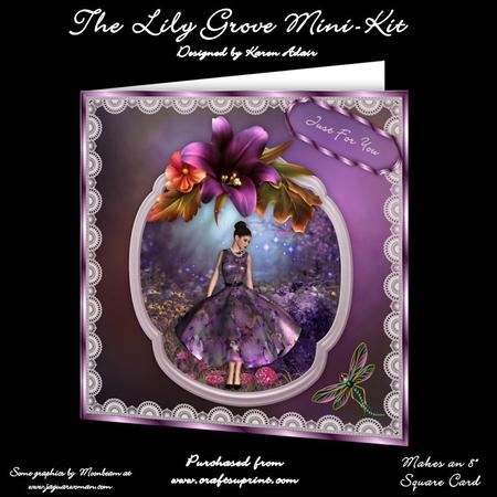 The Lily Grove Sqaure Card Mini-kit