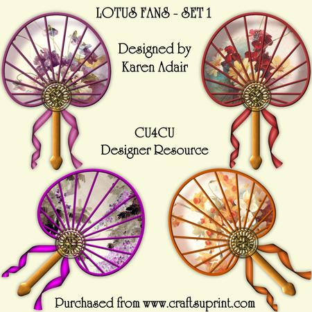 Lotus Fans - Set 1