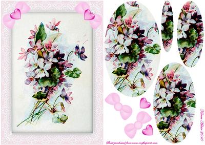 Flower Spray and Lace