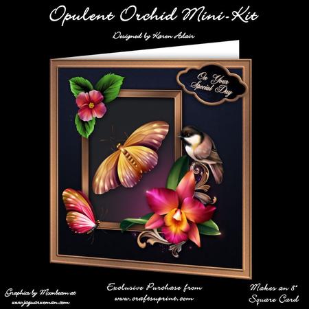 Opulent Orchid 8" Square Card Mini-kit