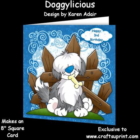 Doggylicious - 8" Square Card Mini-kit