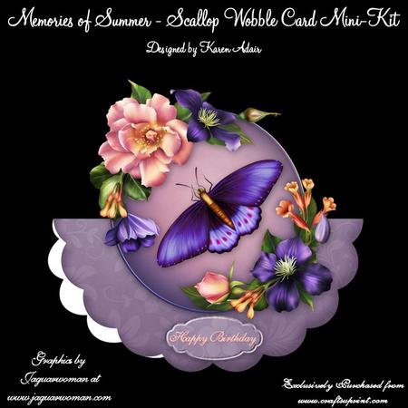 Memories of Summer - Scallop Wobble Card Mini-kit