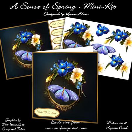 A Sense of Spring 8" Square Card Mini-kit