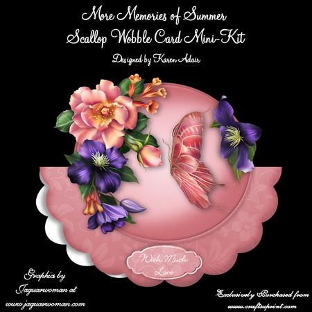 More Memories of Summer - Scallop Wobble Card Mini-kit