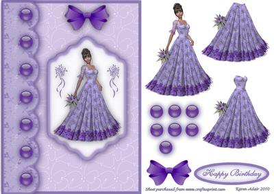 Isn't She Precious A5 Step by Step Card Front