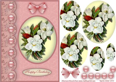 Camelia Cameo A5 Pyramid Card Front