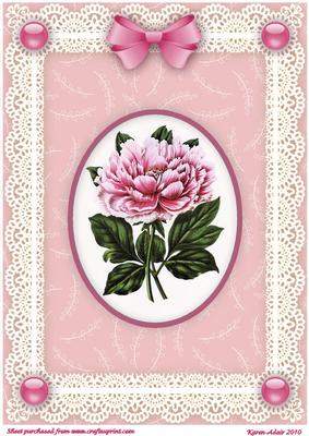 Breathtaking Bloom 'n Lace A4 Card Front