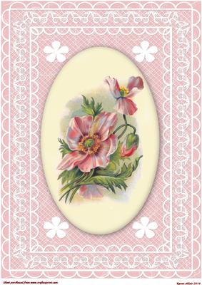 Pink Perfection A4 Card Front