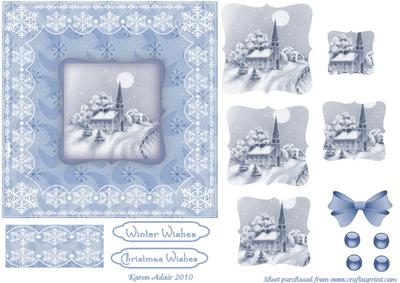 Christmas Eve Carol Service 'n Snowflake Lace