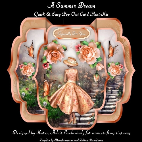 A Summer Dream -  Quick & Easy Pop-out Card Mini-kit