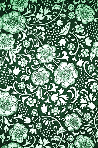 Retro Floral - Green