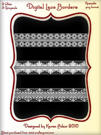Lace Borders 3 Digital Embellishment Set