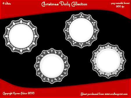 Christmas Doily Collection