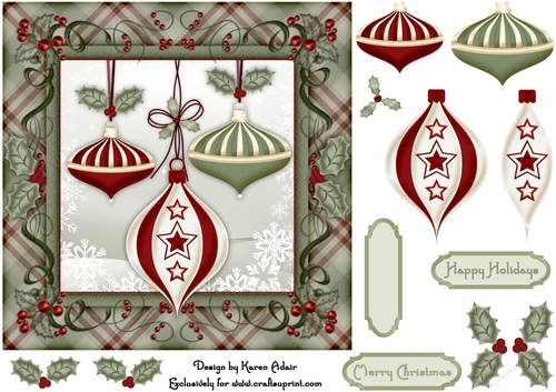 Christmas Baubles Step by Step