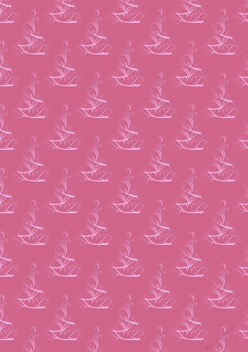 Christmas Tree Doodles - Light Pink