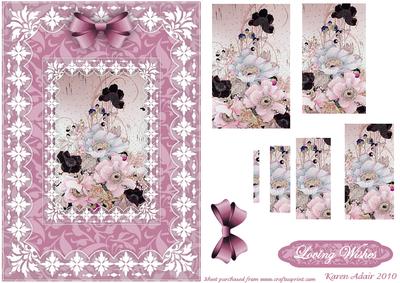 Fantasy 'n Lace A5 Pyramid Card Front