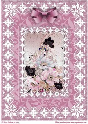 Fantasy 'n Lace A4 Card Front