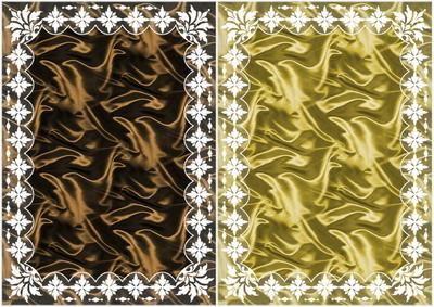 Art Deco Lace Frame 'n Satin A5 Card Fronts 2