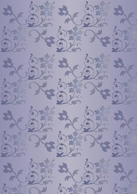 Floral Embossed Metallic in Lavender