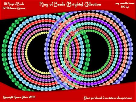 Rings of Beads - Brights