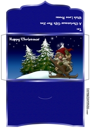 Silly Santa - Christmas Money Gift Envelope