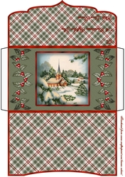 Whimsical Christmas Eve - Christmas Money Gift Envelope