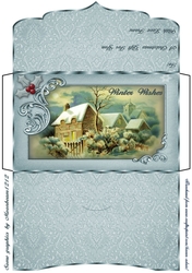 Winters Wonder Christmas Money Gift Envelope