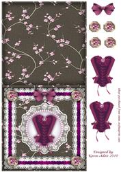 Corset, Pearls, Ribbon 'n Lace