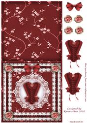 Corset, Pearls, Ribbon 'n Lace 2