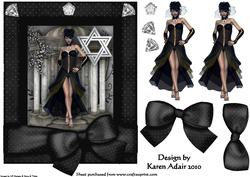 Gorgeous Goth Step by Step Card Front