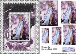 Blushing Bride 2 A5 Pyramid Card Front