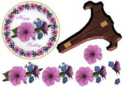 Forest Jewels Plate Card Step by Step & Stand