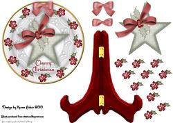 Christmas Star Plate Sheet