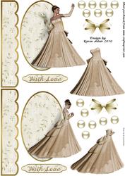 The Blushing Brides - A6 Card Topper & Decoupage