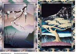 Scenic Framed Backgrounds 3