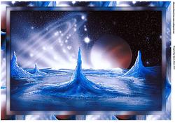 Space Scenes - A4 Framed Backgrounds/card Fronts 2