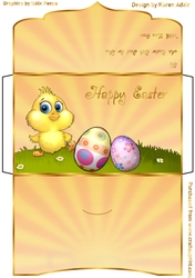 Easter Chick Money/Gift Wallet