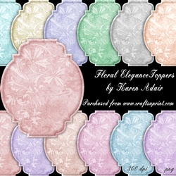 Floral Elegance Toppers