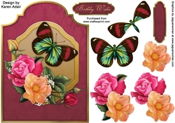 Rose Revival - Shaped Card Front with Step-by-Step