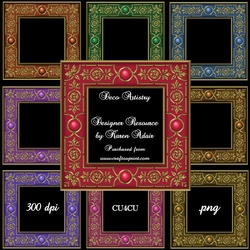 Deco Artistry Square Frames
