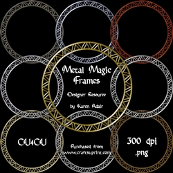 Metal Magic Round Frames