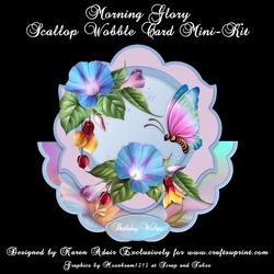 Morning Glory - Scallop Wobble Card Mini-Kit