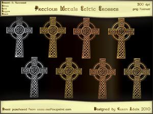 Precious Metals Celtic Crosses