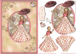 An English Rose A5 Step by Step Card Front