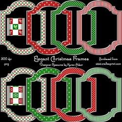 Elegant Christmas Frames