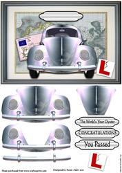 Beetle Step by Step Card Front