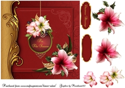 Tis The Season - Square Card Front & Step-by-Step