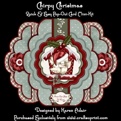 Chirpy Christmas - Quick & Easy Pop-out Card Mini-Kit