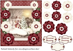 Christmas Cheer - Card Front with Step-by-Step