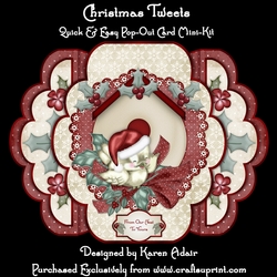 Christmas Tweets - Quick & Easy Pop-out Card Mini-Kit